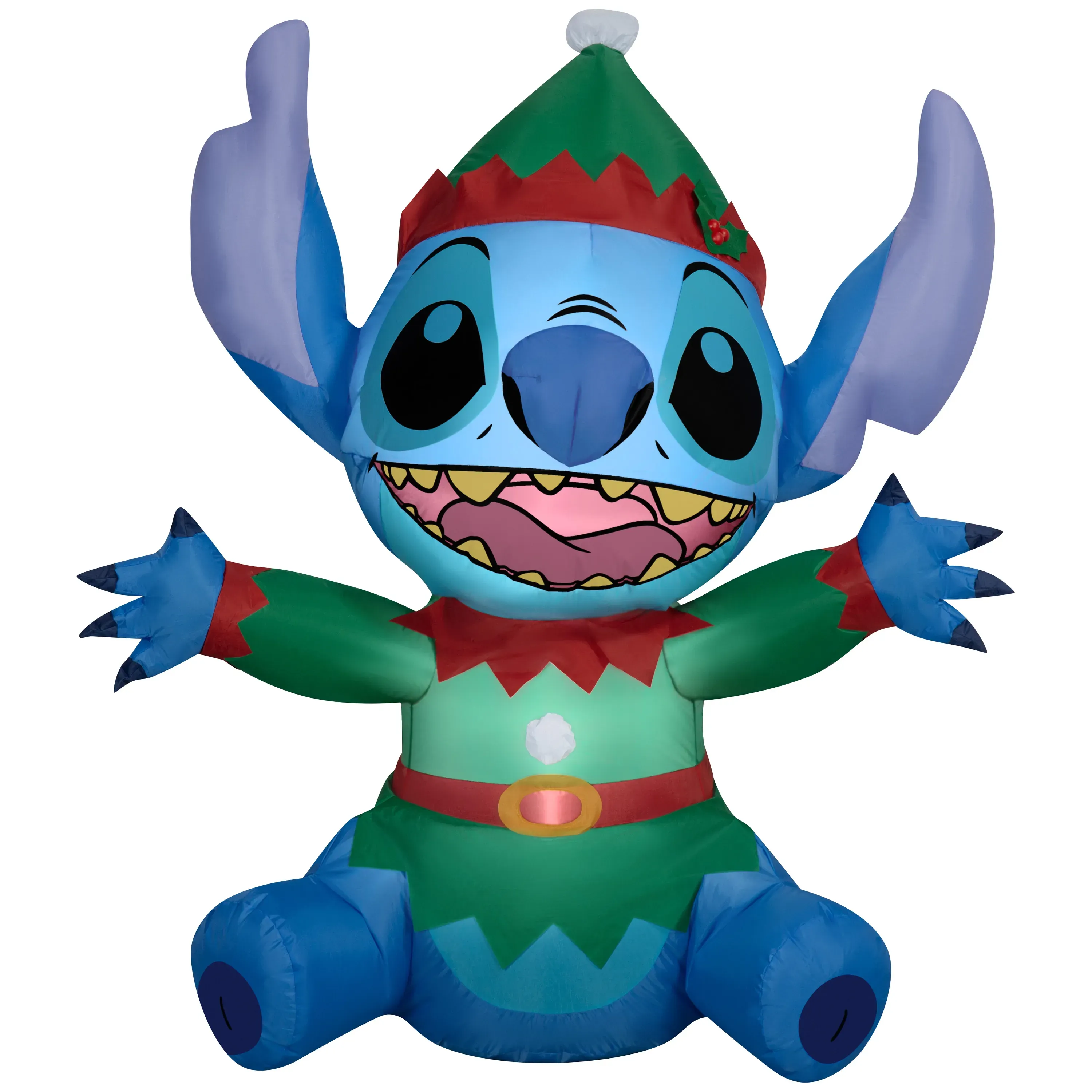 4.5 ft Elf Character Christmas Airblown Yard Inflatable with LED Lights